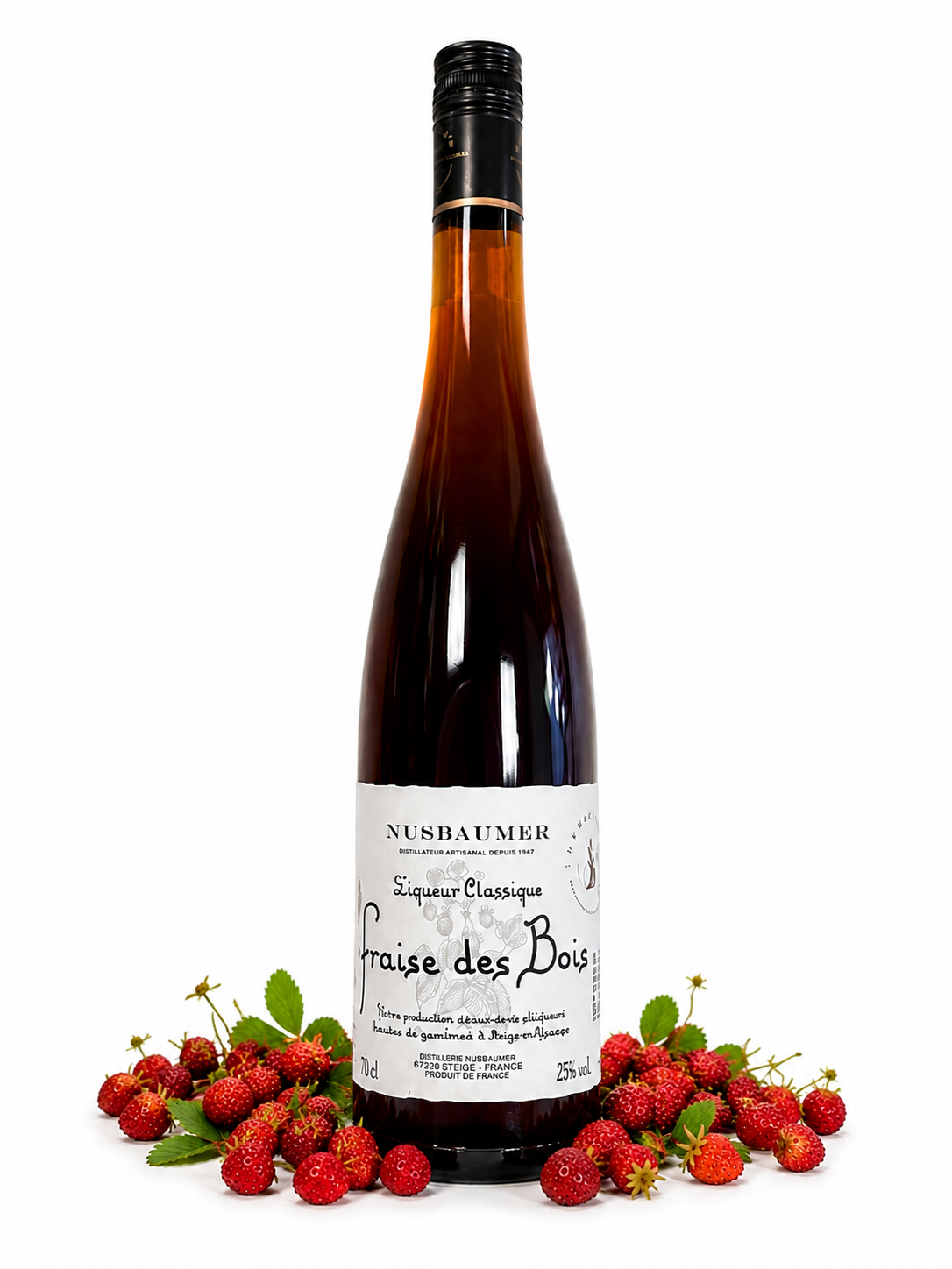LIQUEUR FRAISE BOIS NUSBAUM 25% 70CL
